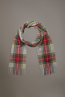Tartan design shawl