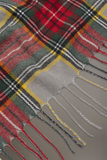 Tartan design shawl
