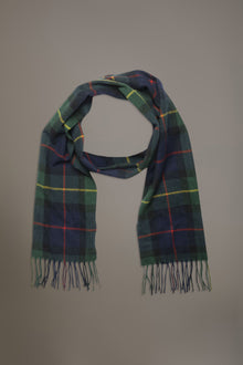 Tartan design shawl