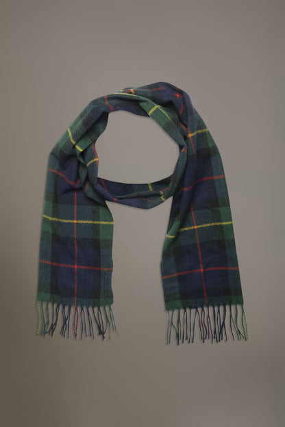 Tartan design shawl
