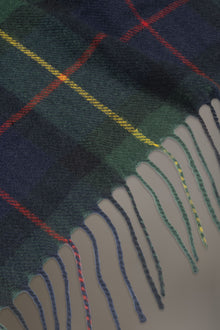 Tartan design shawl
