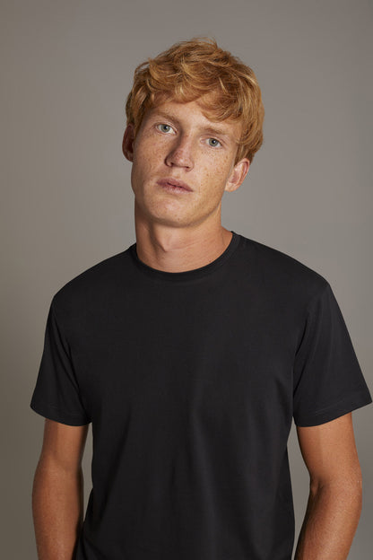 100% cotton made in Italy round neck t-shirt