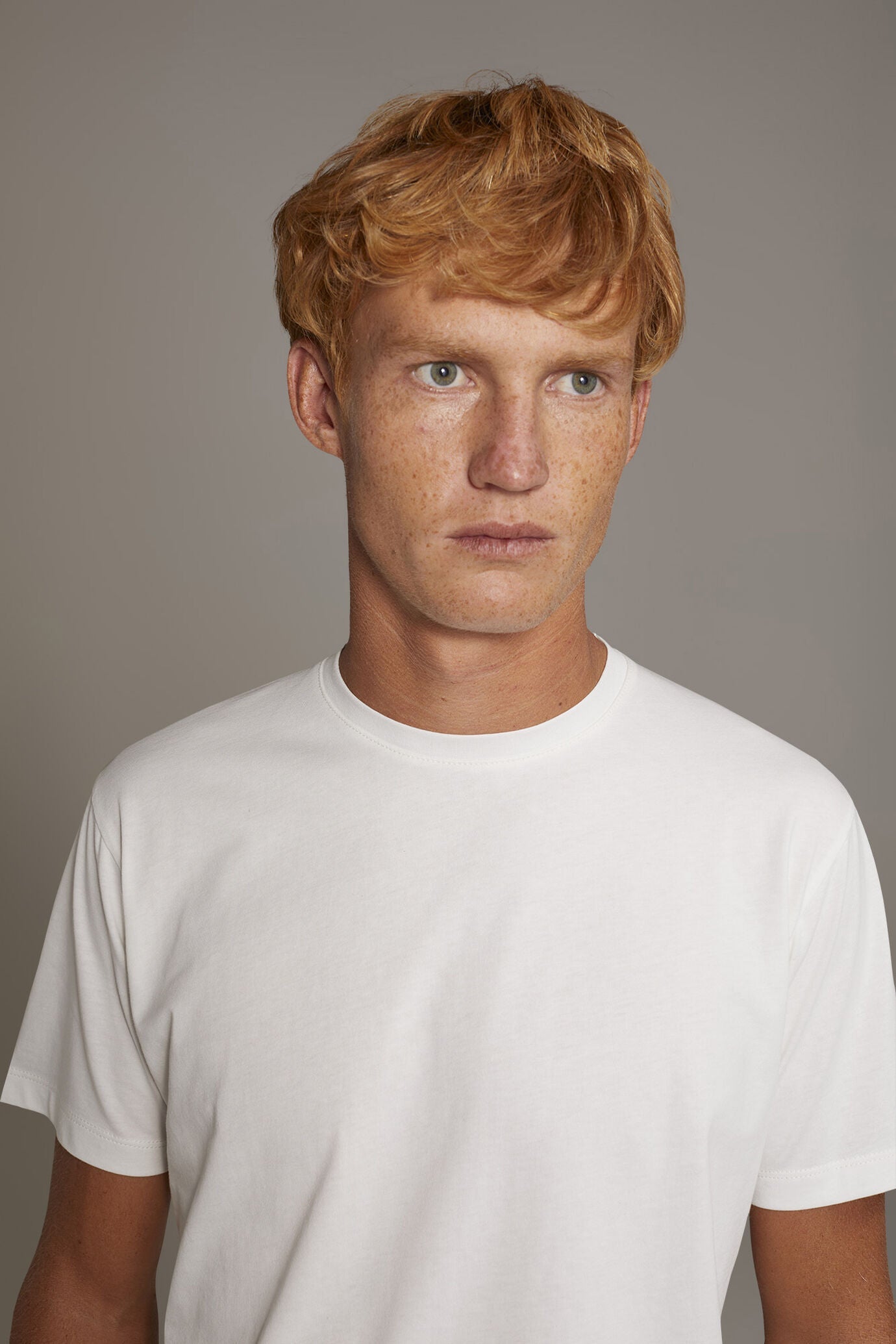 100% cotton made in Italy round neck t-shirt