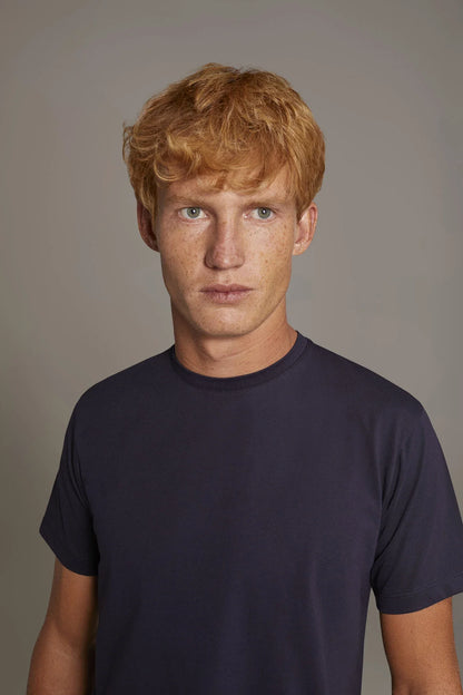 100% cotton made in Italy round neck t-shirt