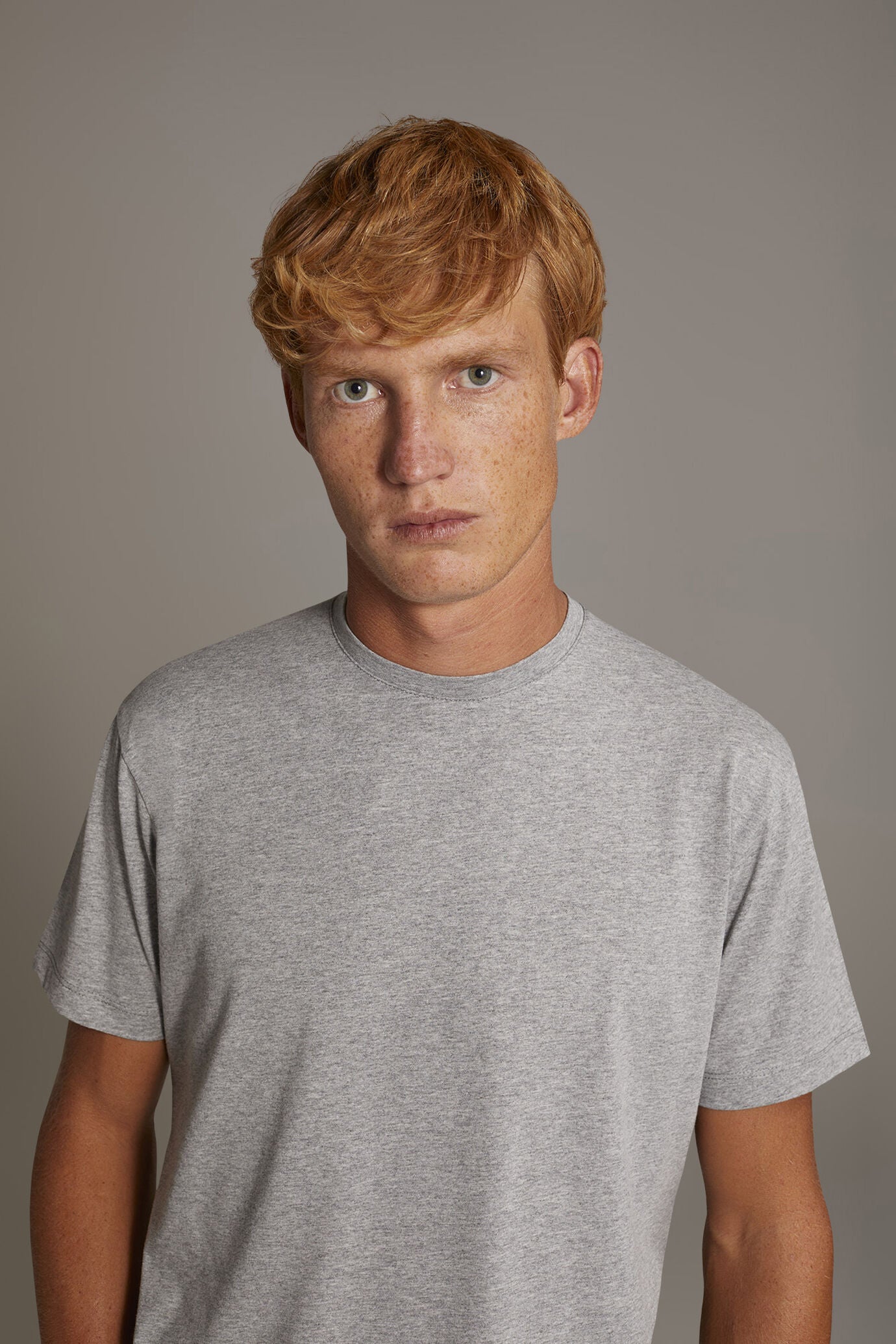 100% cotton made in Italy round neck t-shirt