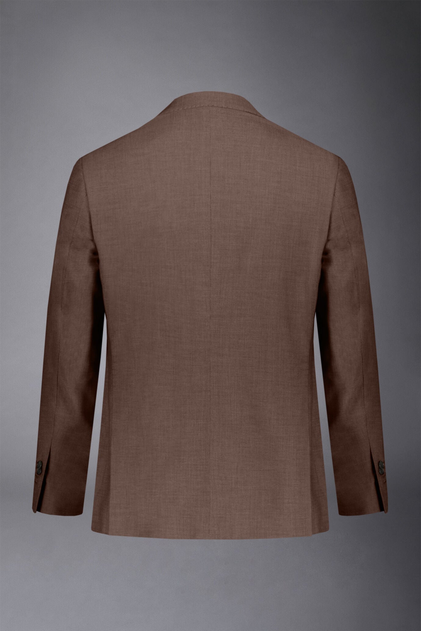 Men's single-breasted suit regular fit bird's eye fabric