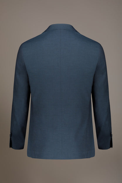 Men's single-breasted suit regular fit bird's eye fabric
