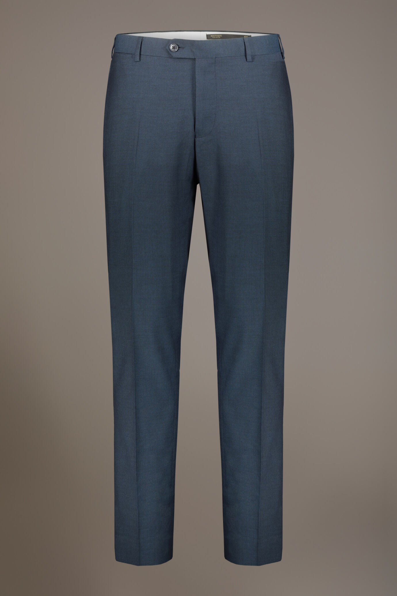 Men's single-breasted suit regular fit bird's eye fabric
