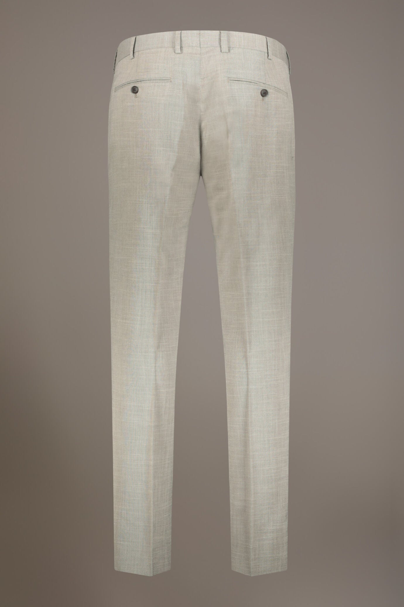 Regular fit single-breasted suit in grisaille fabric