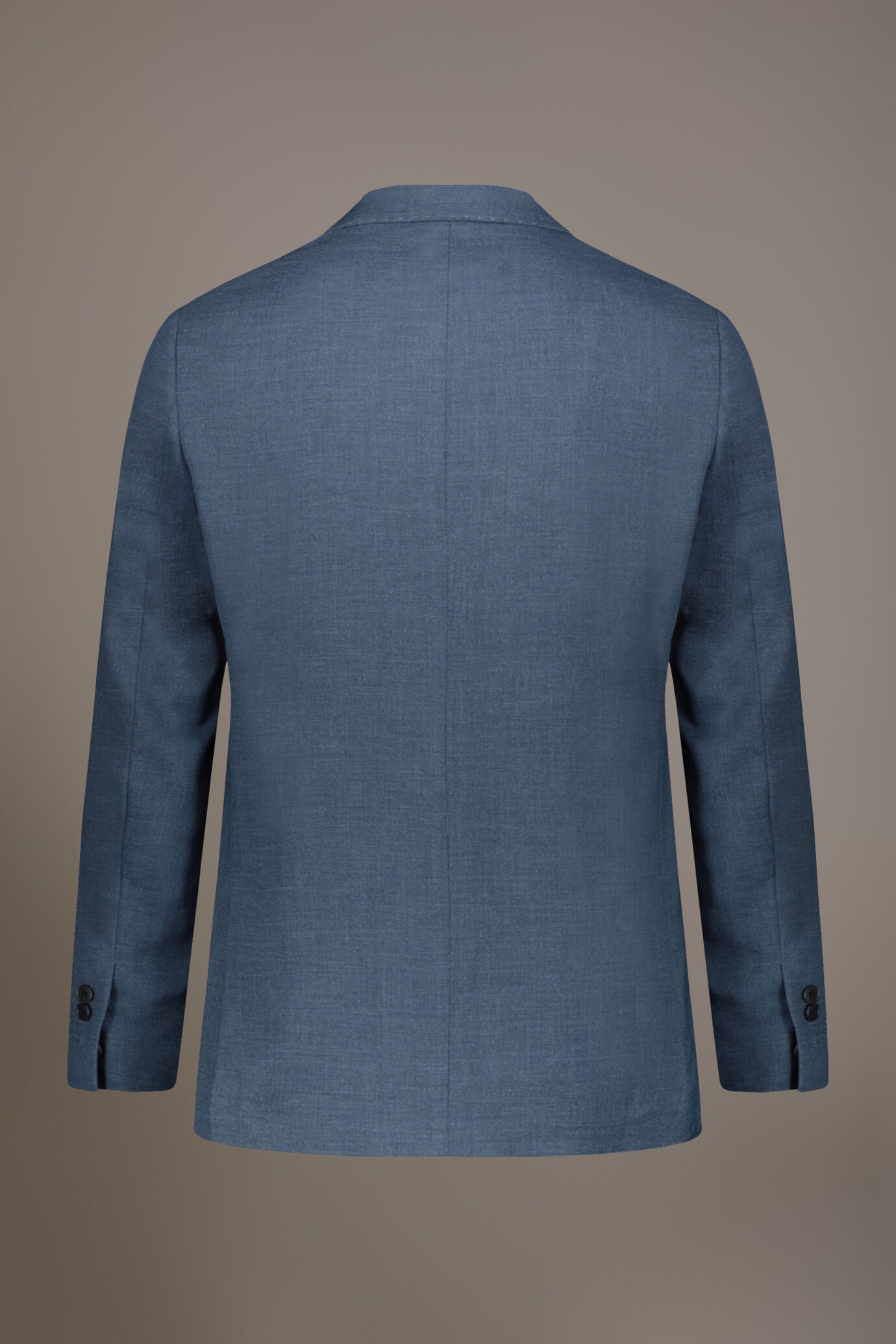 Regular fit single-breasted suit in grisaille fabric