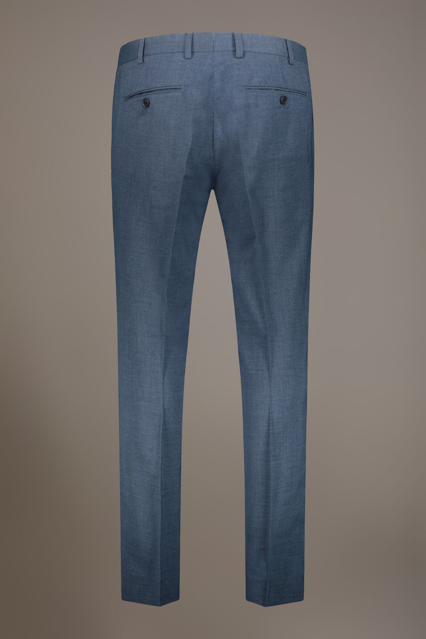 Regular fit single-breasted suit in grisaille fabric