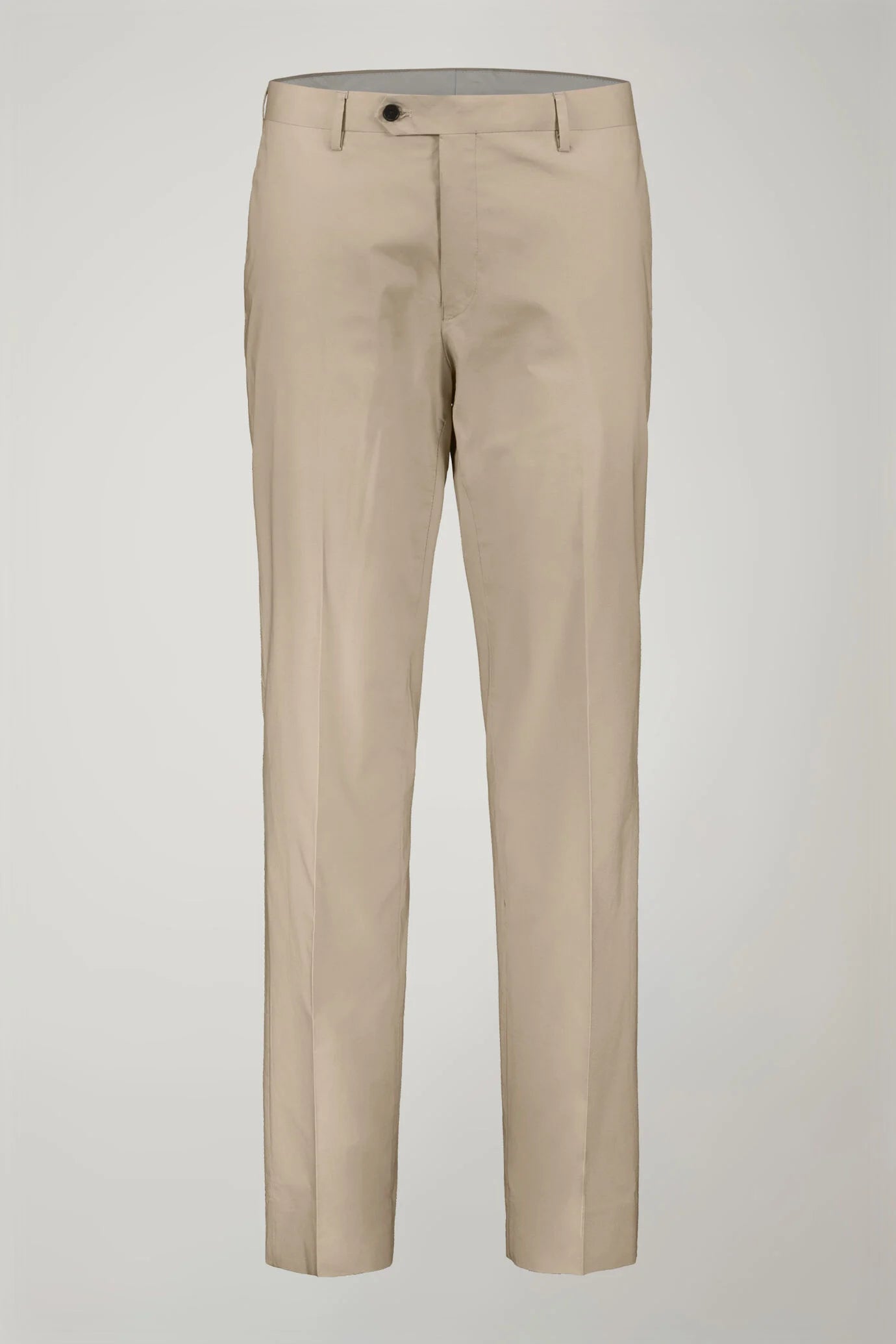 Single-breasted cotton regular fit solid color suit