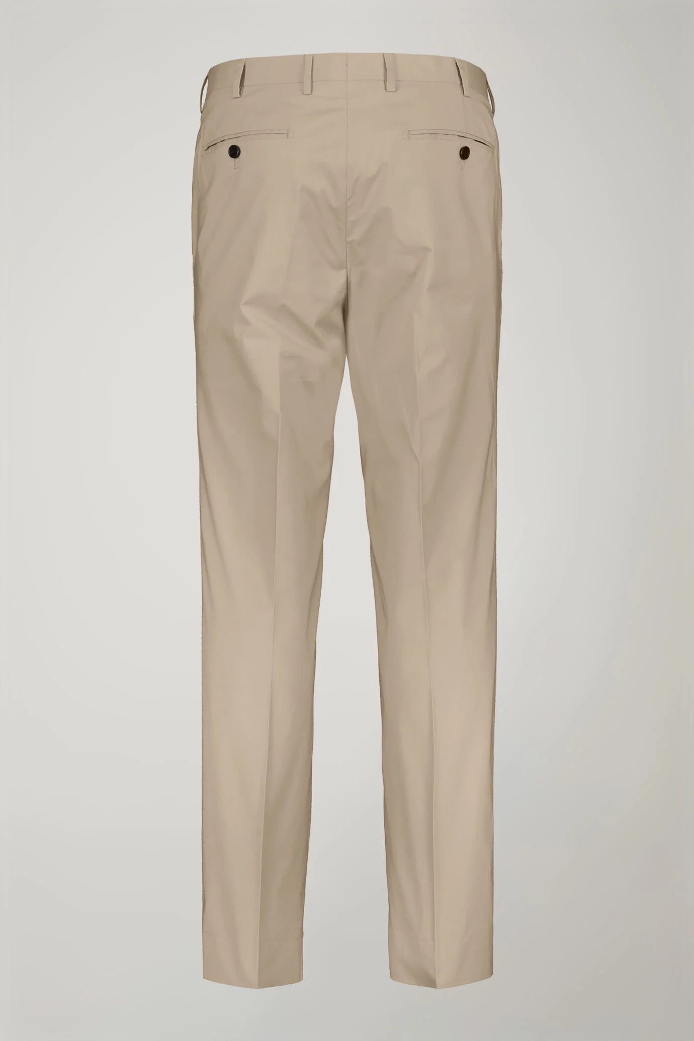 Single-breasted cotton regular fit solid color suit