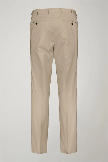 Single-breasted cotton regular fit solid color suit