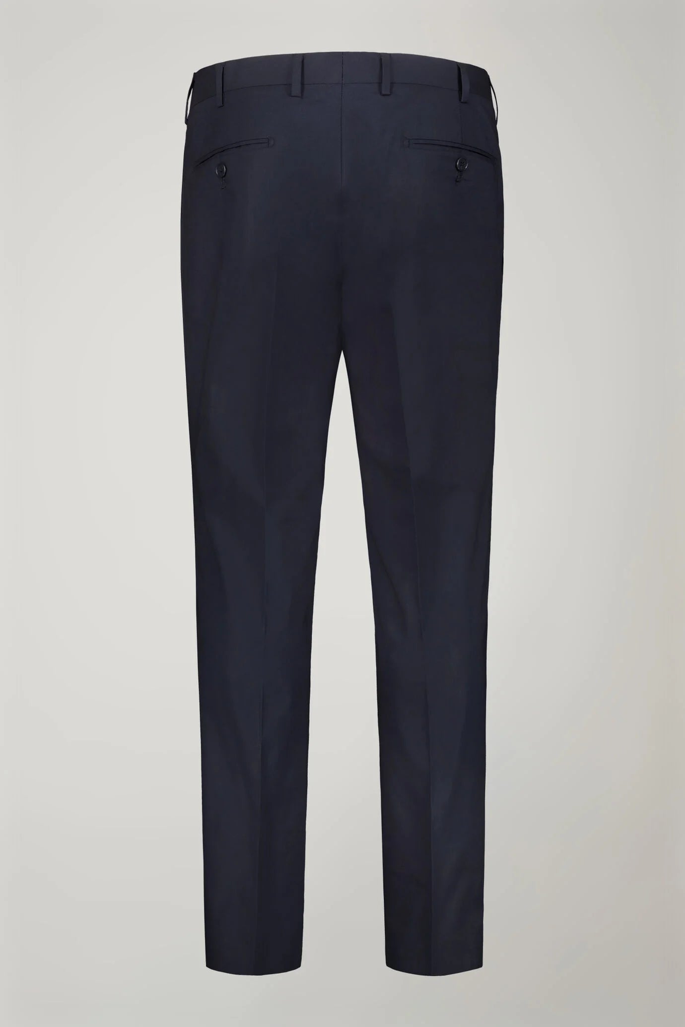Single-breasted cotton regular fit solid color suit