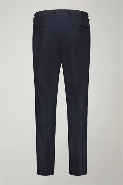 Single-breasted cotton regular fit solid color suit
