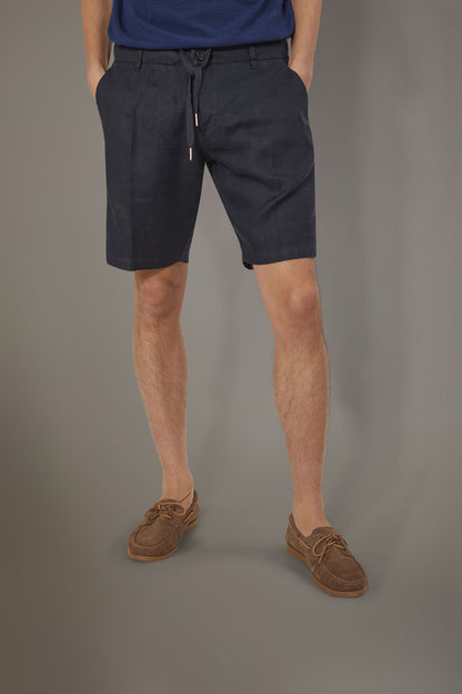 Classic Bermuda shorts 100% Linen