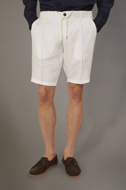 Classic Bermuda shorts 100% Linen