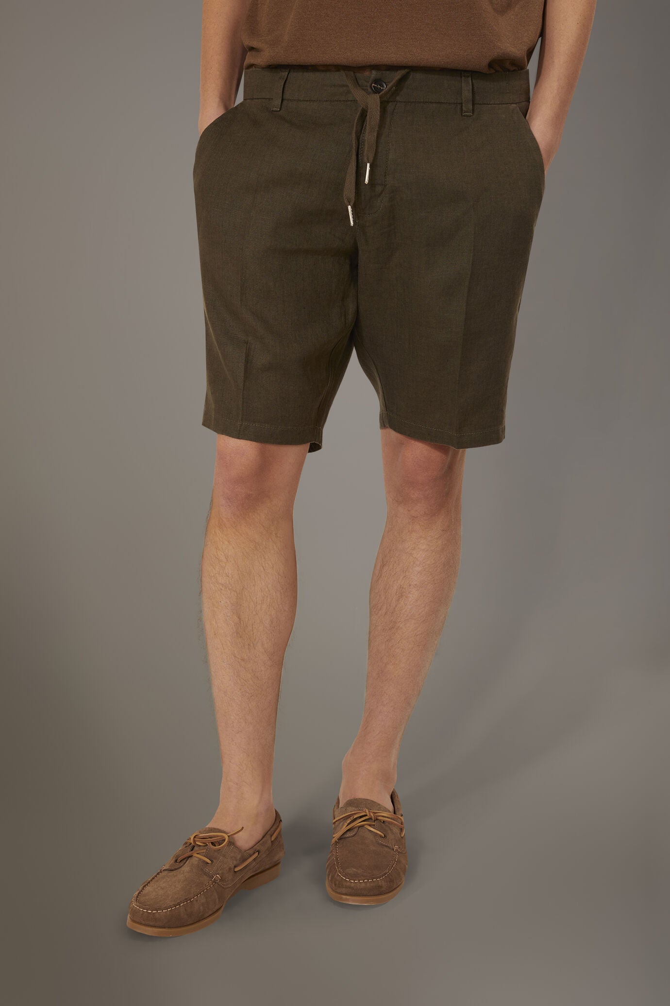 Classic Bermuda shorts 100% Linen