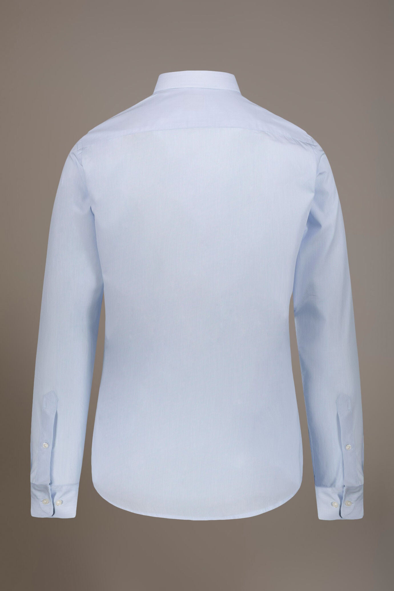 Classic shirt french collar slim fityarn dyed thin stripes