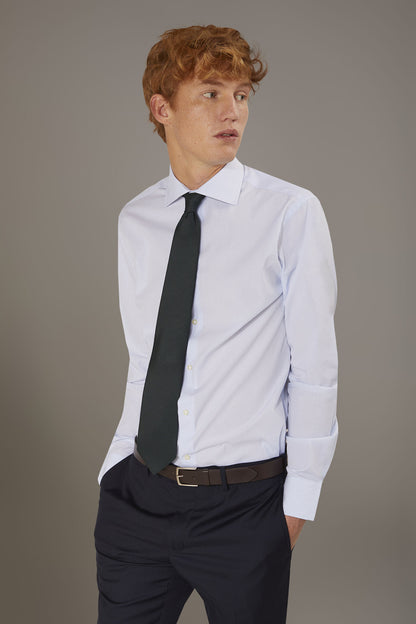Classic shirt french collar classic fit fil a fil