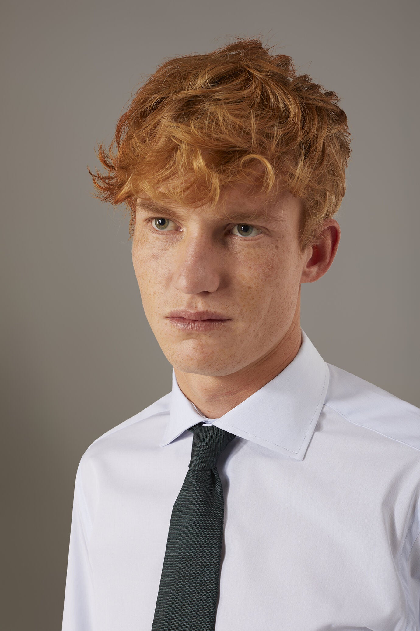 Classic shirt french collar classic fit fil a fil