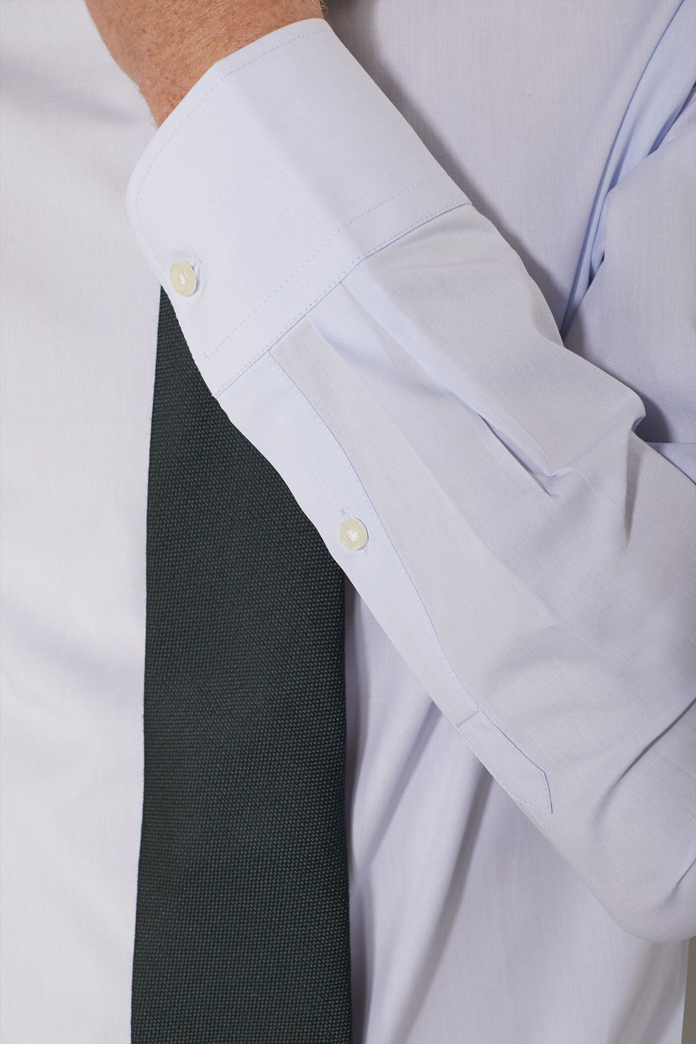 Classic shirt french collar classic fit fil a fil