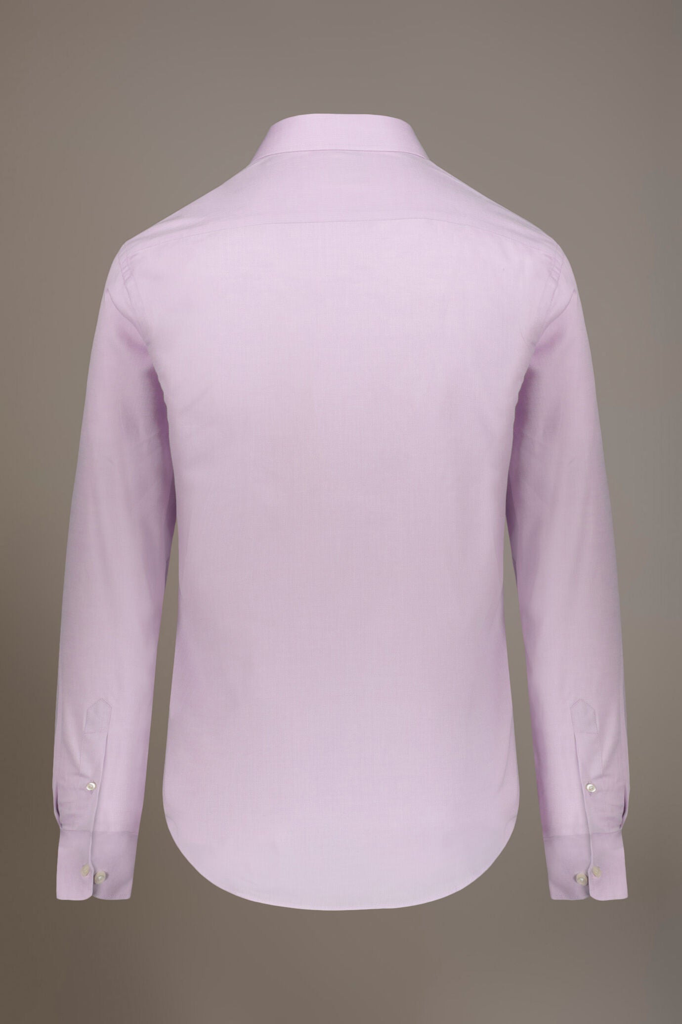 Classic shirt with french collar classic fit herringbone fabric