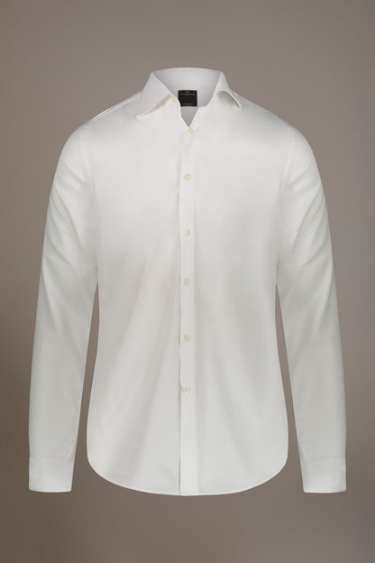 Classic shirt with french collar classic fit dobby fabric