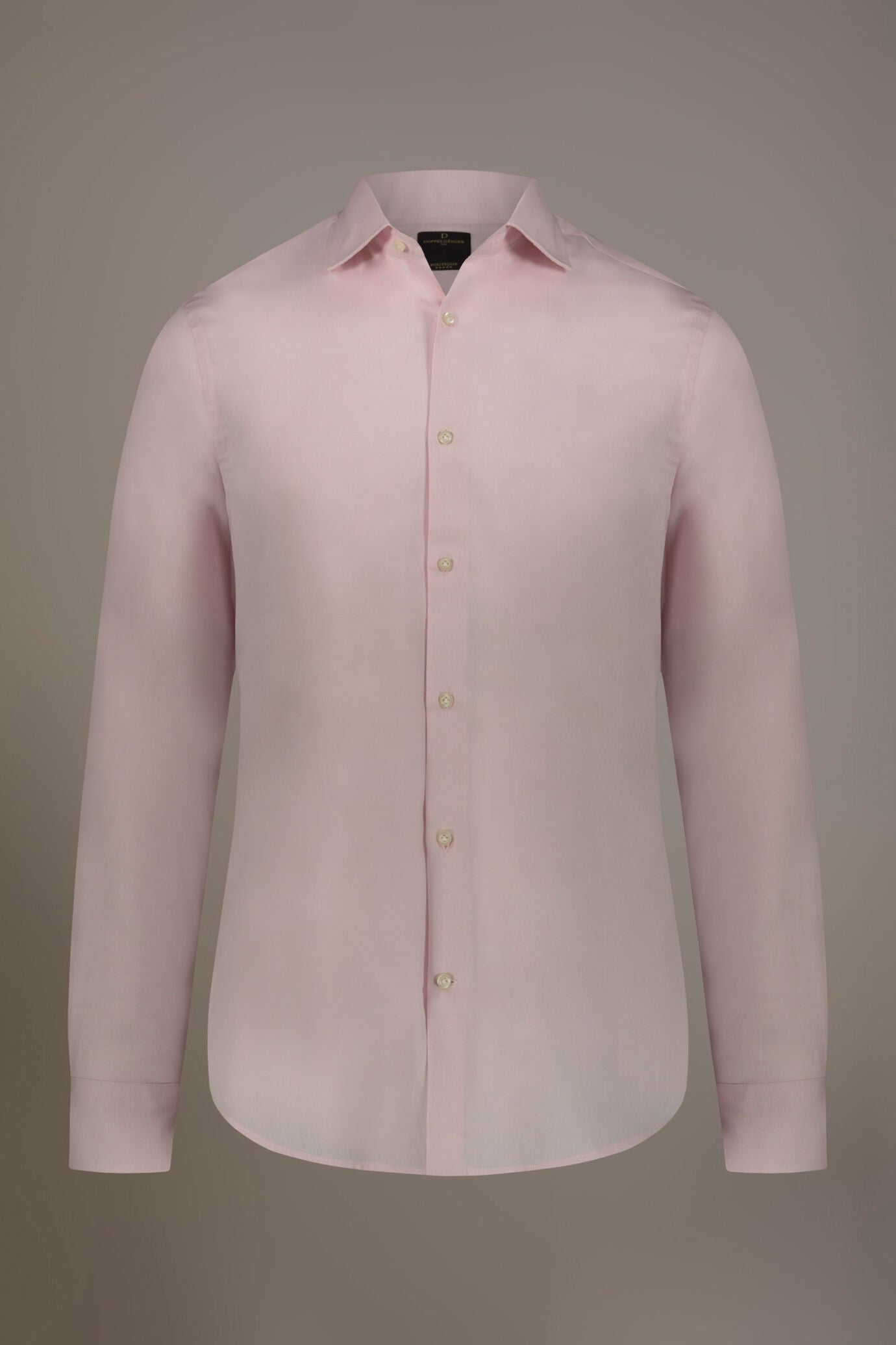 Classic shirt with french collar classic fit dobby fabric