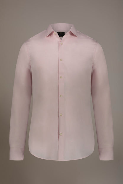 Classic shirt with french collar classic fit dobby fabric