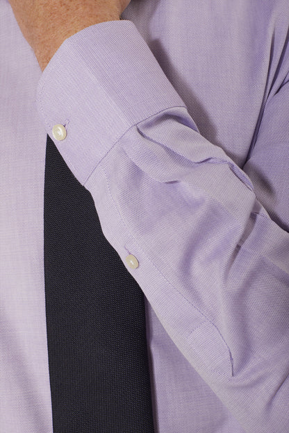 Classic shirt with french collar classic fit dobby fabric
