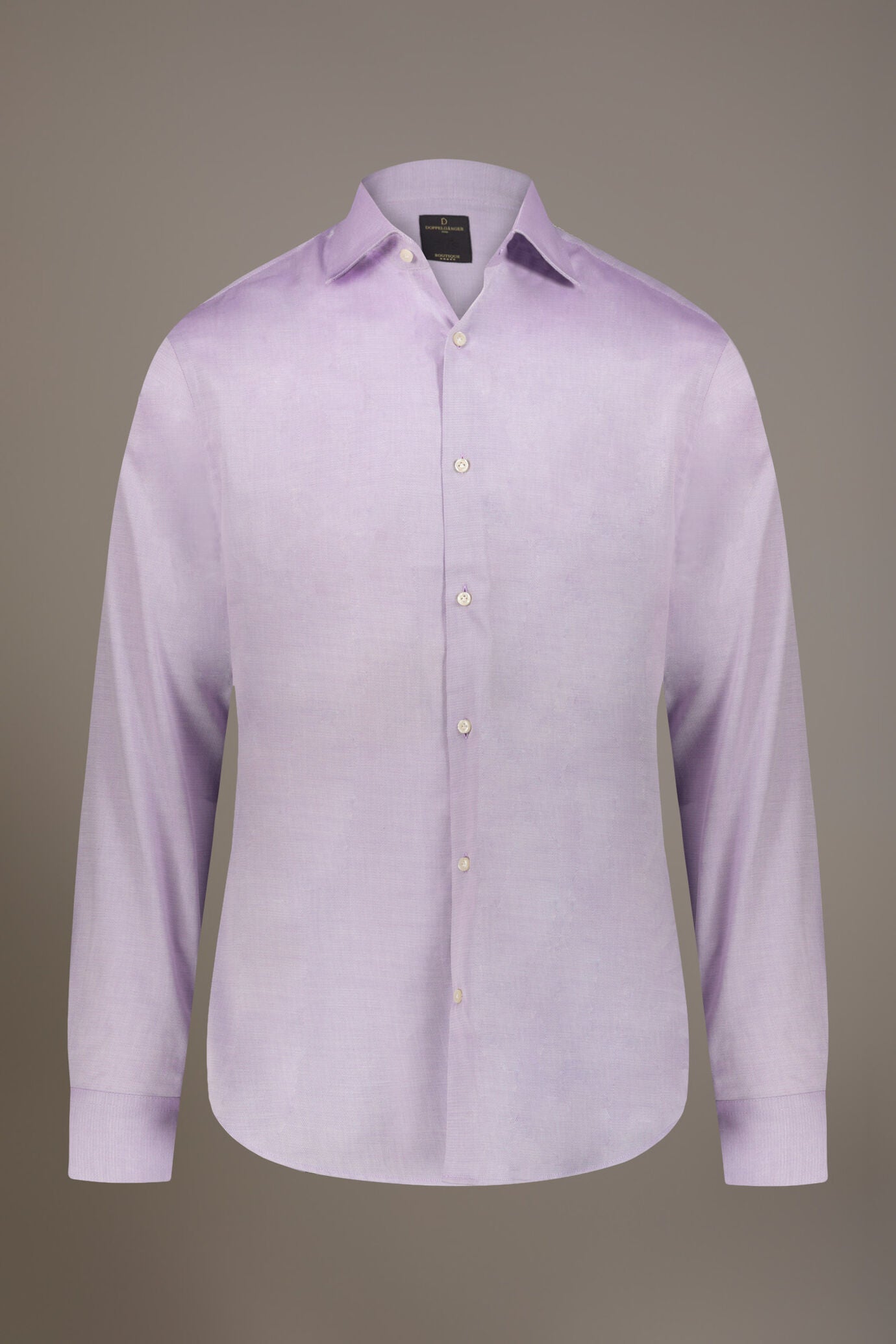 Classic shirt with french collar classic fit dobby fabric