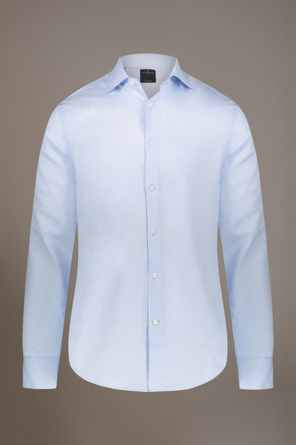 Classic shirt with french collar classic fit dobby fabric