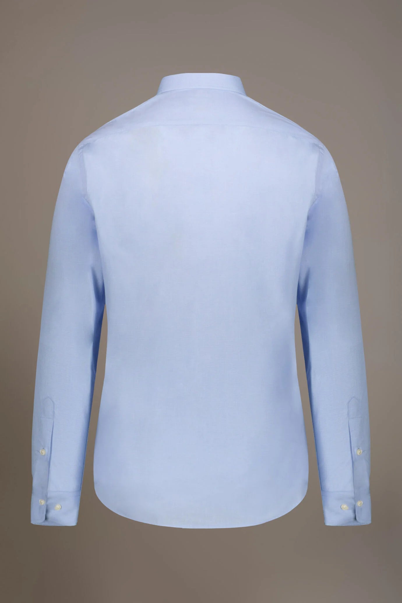 Classic shirt with french collar classic fit microcheck fabric
