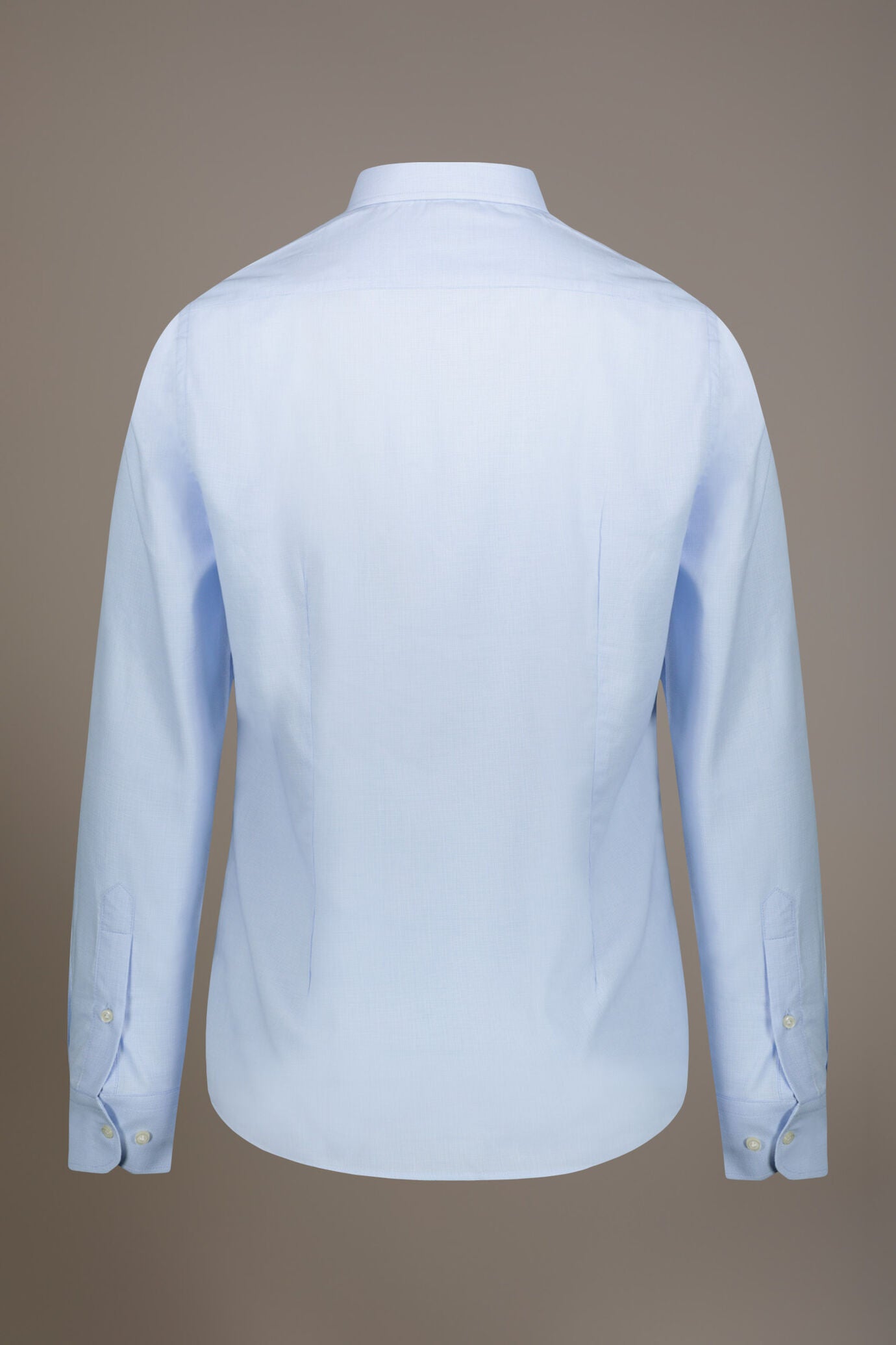 Classic shirt with french collar slim fit dobby fabric