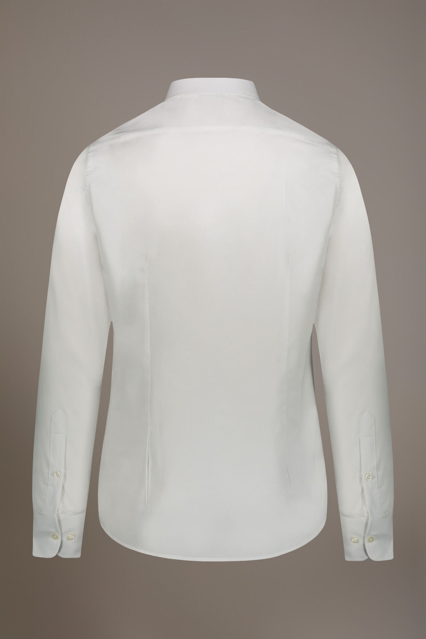 Classic shirt with french collar slim fit dobby fabric
