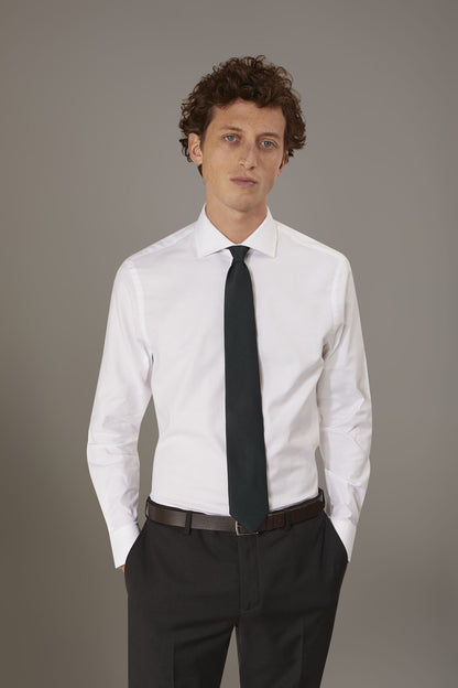 Classic shirt with french collar classic fit superlight oxford fabric