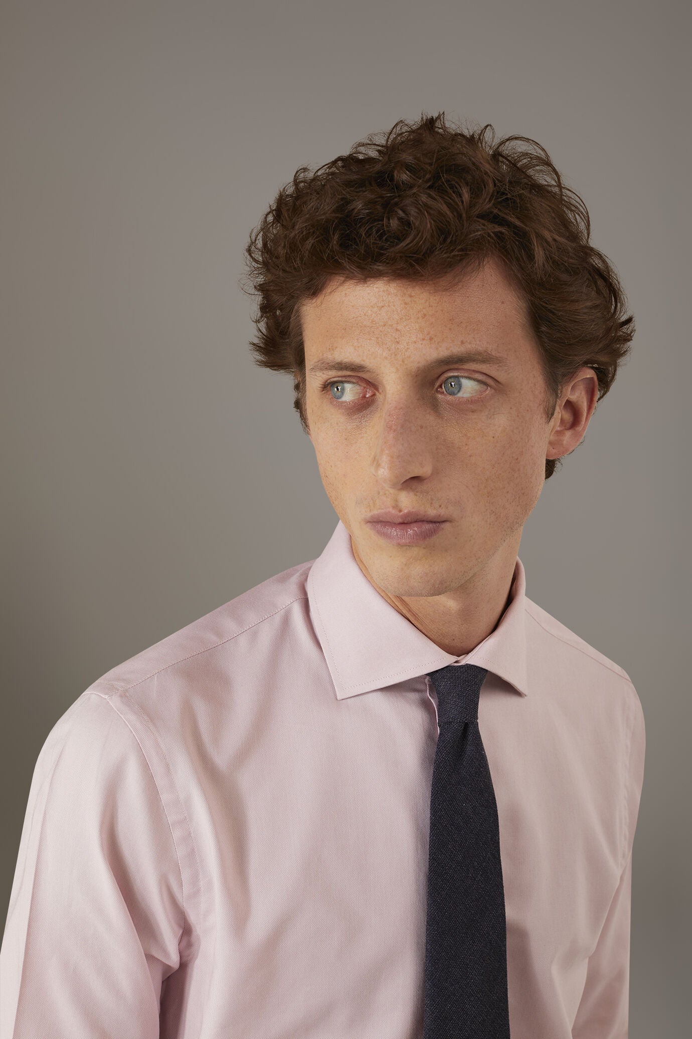 Classic shirt with french collar classic fit superlight oxford fabric