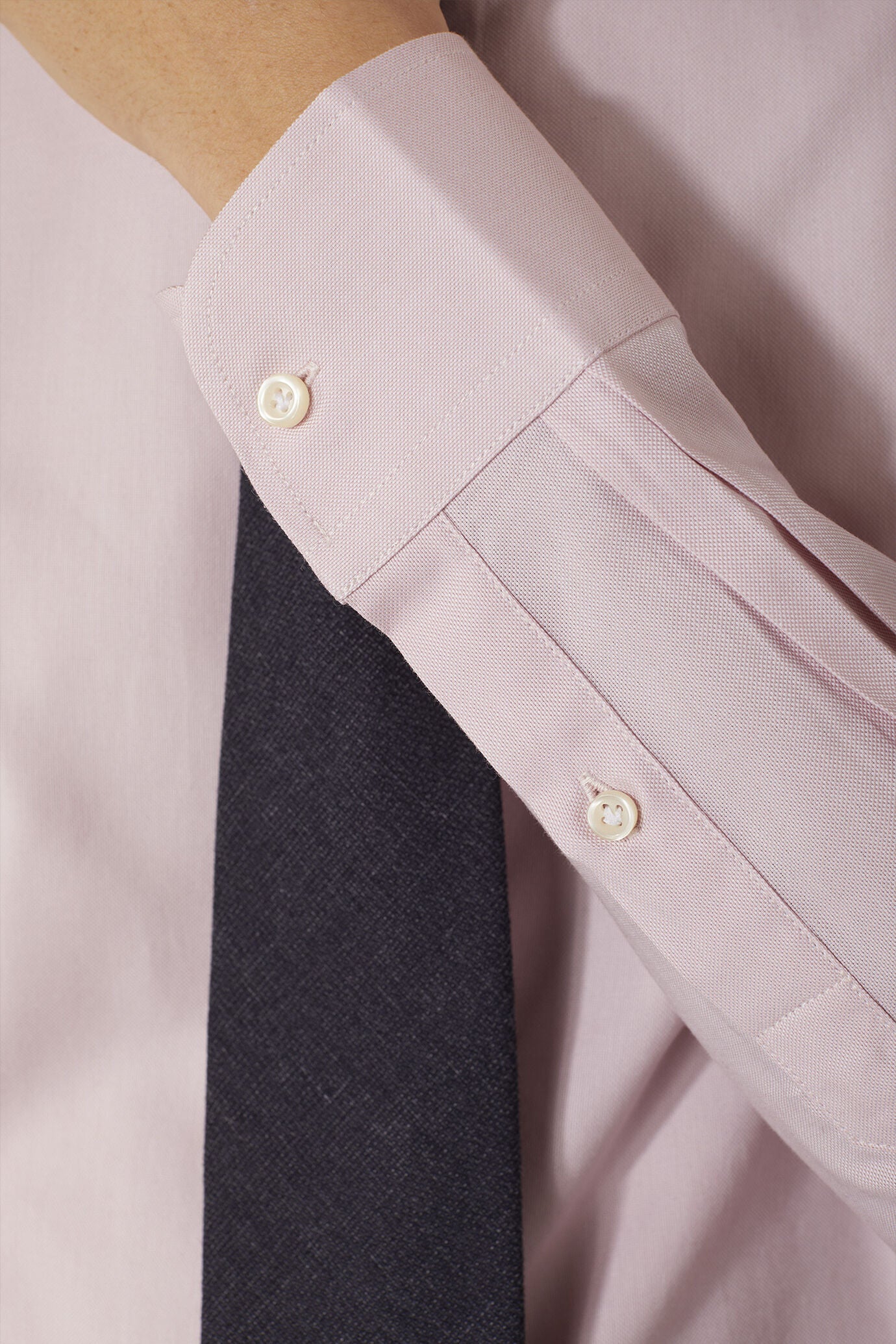 Classic shirt with french collar classic fit superlight oxford fabric