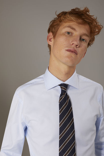 Classic shirt with french collar classic fit superlight oxford fabric