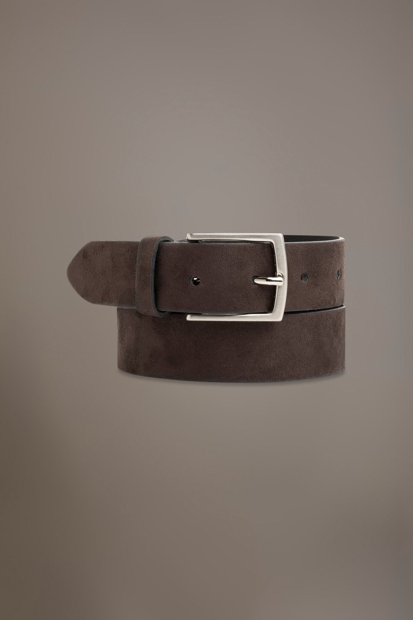 Belt coated with suede leather
