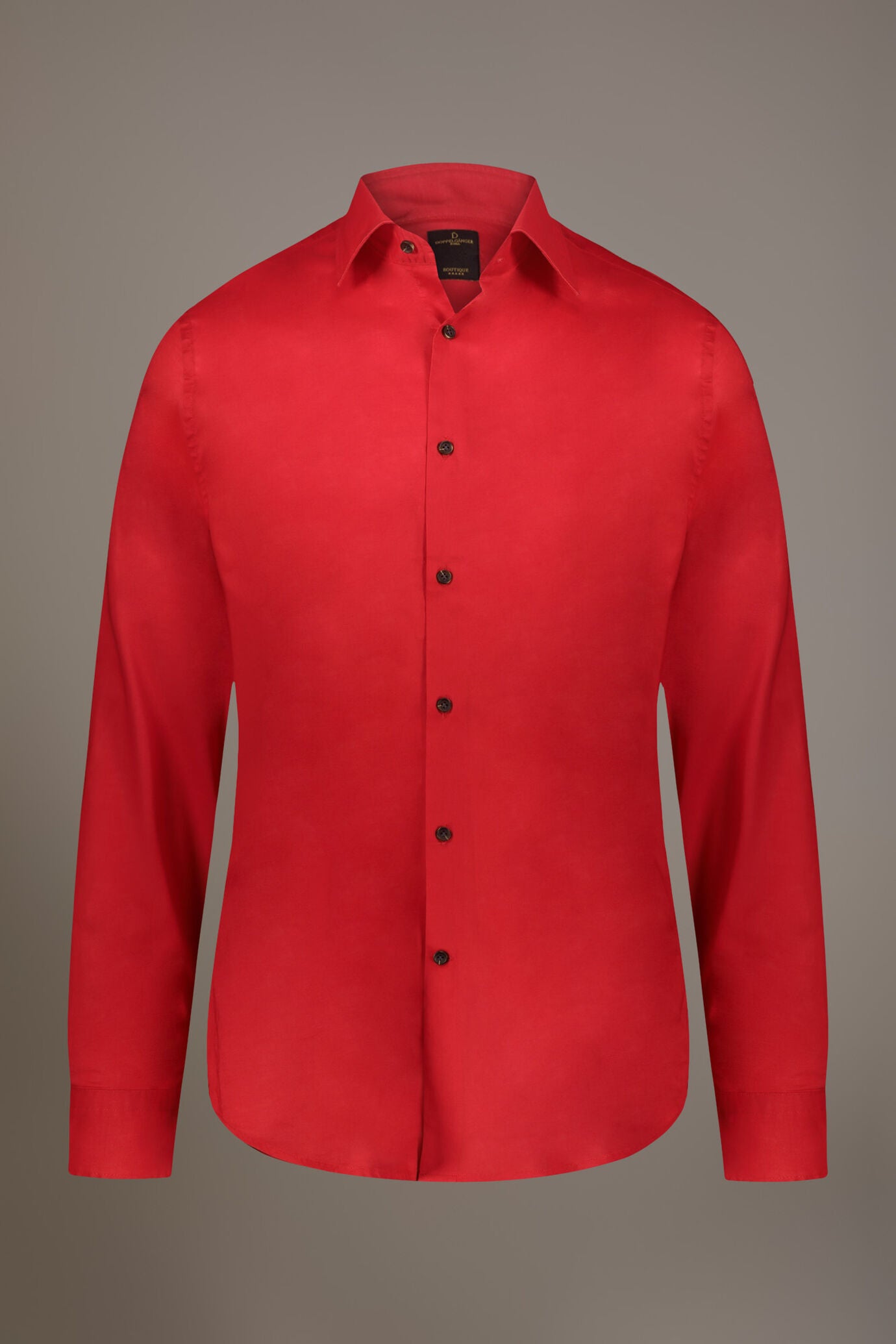 Casual shirt french collar comfort fit cotton mussola fabric