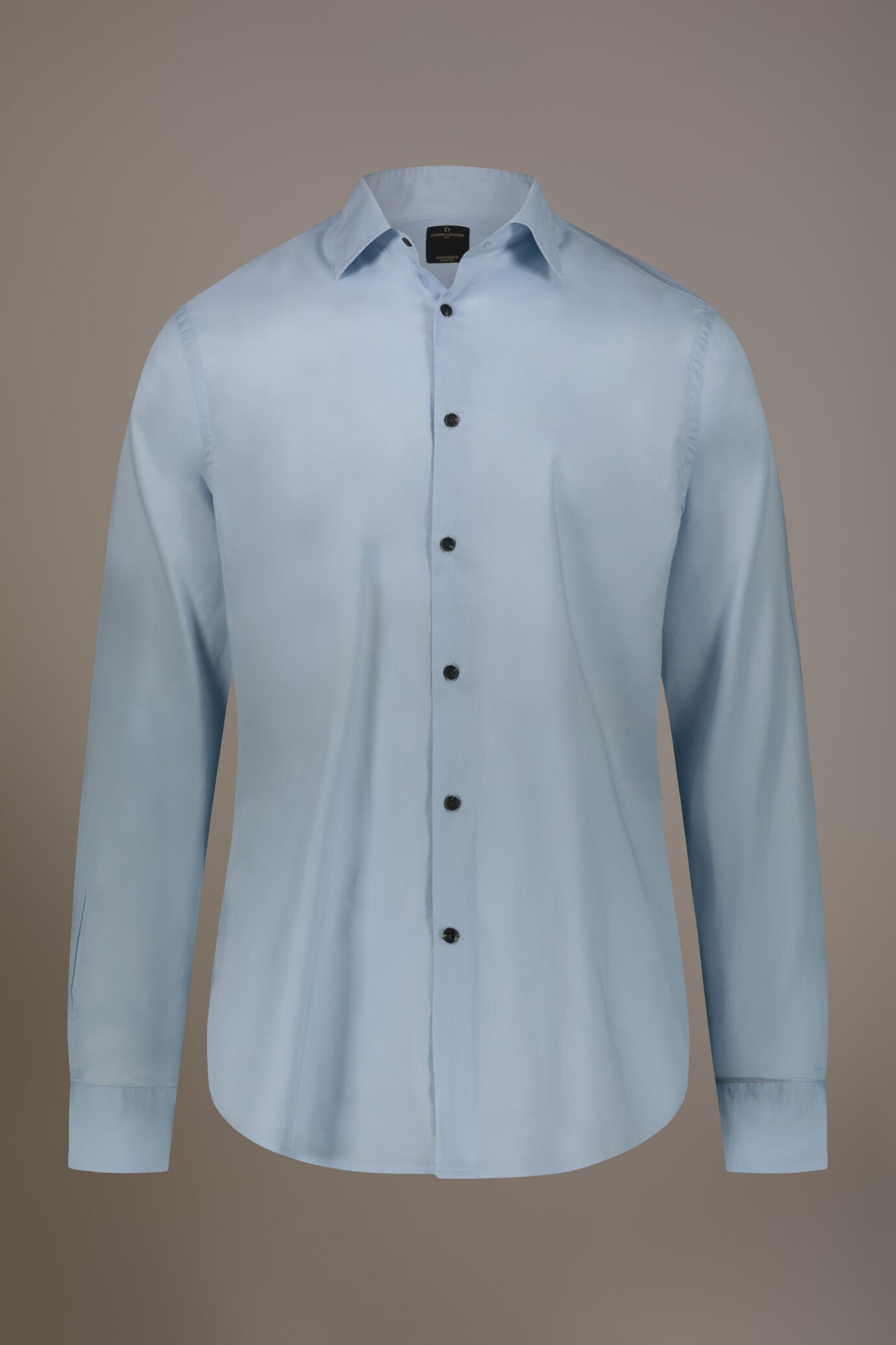 Casual shirt french collar comfort fit cotton mussola fabric
