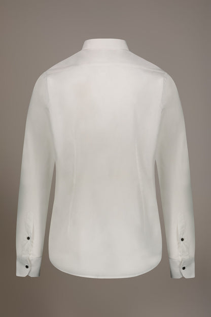 Casual shirt french collar comfort fit cotton mussola fabric