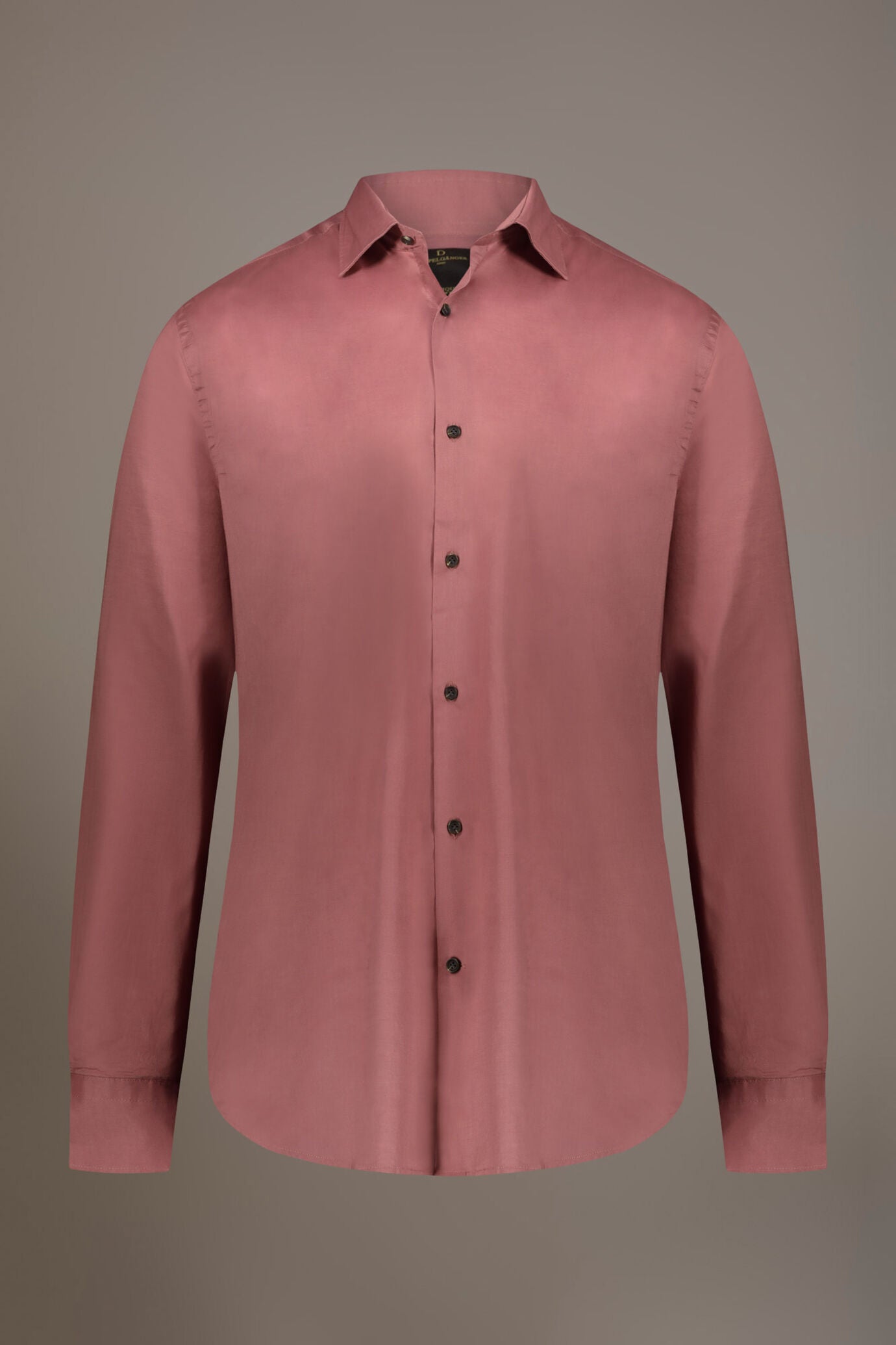 Casual shirt french collar comfort fit cotton mussola fabric