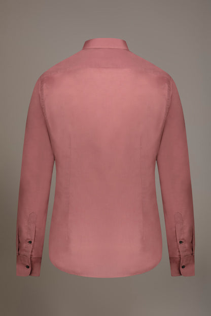 Casual shirt french collar comfort fit cotton mussola fabric