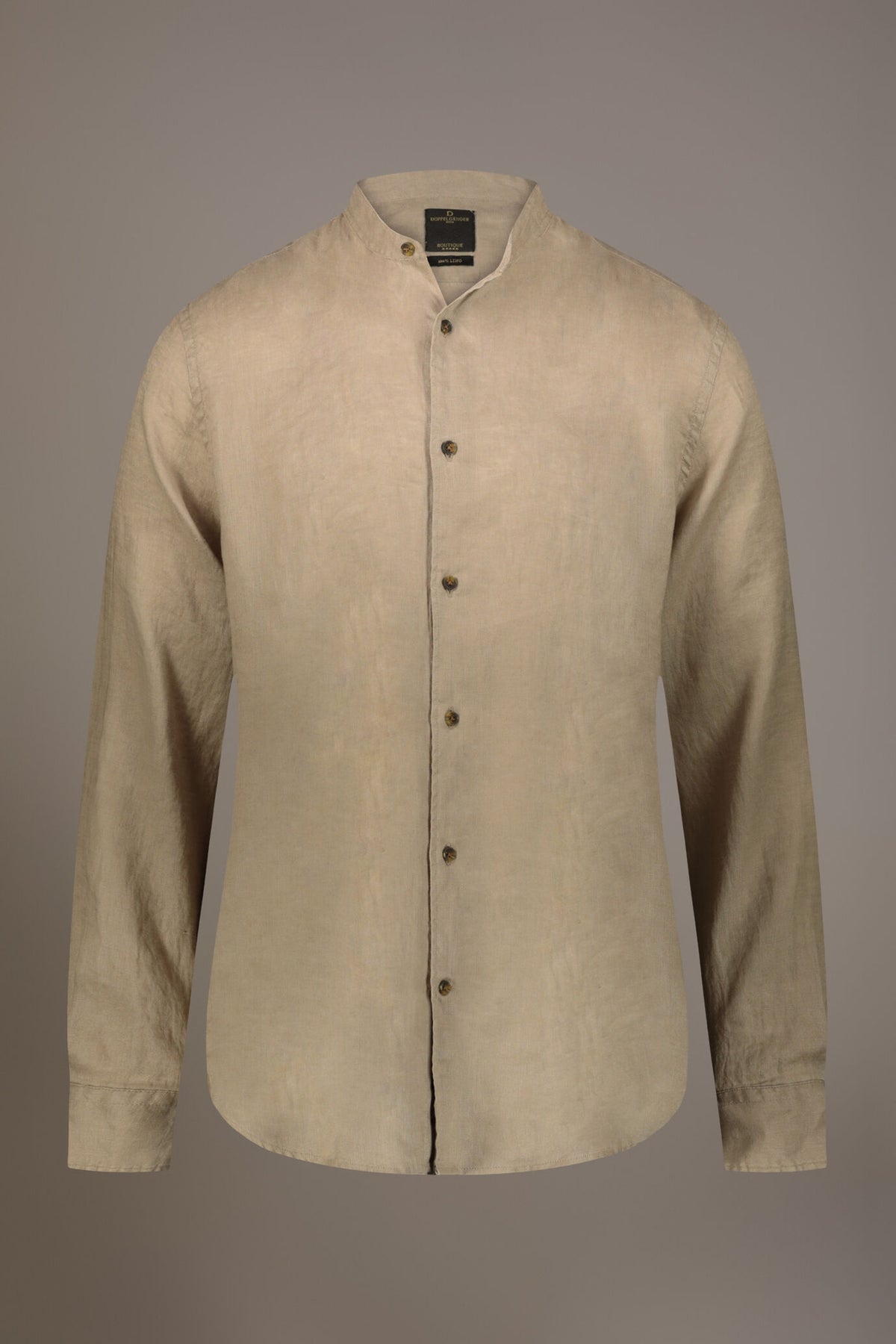 Casual shirt corean collar 100% linen
