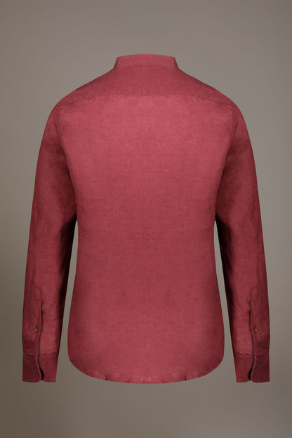 Casual shirt corean collar 100% linen