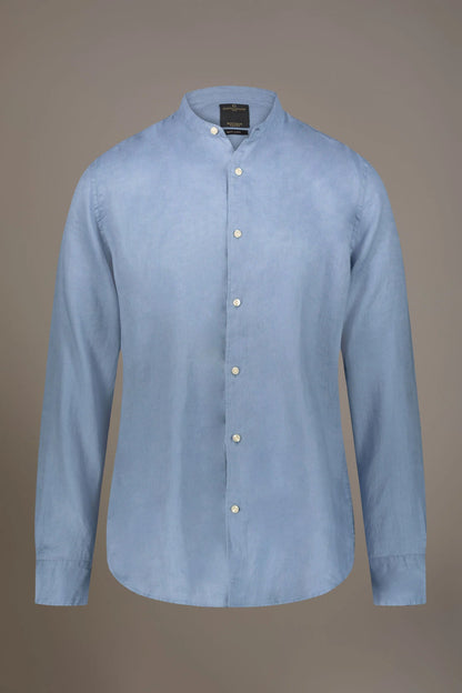 Casual shirt corean collar 100% linen